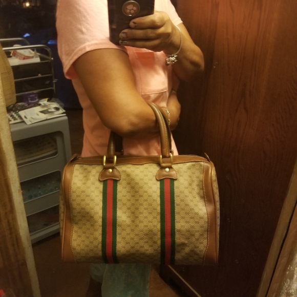 💯AUTHENTIC GUCCI CANVAS HANDBAG Final Price - Picture 11 of 11